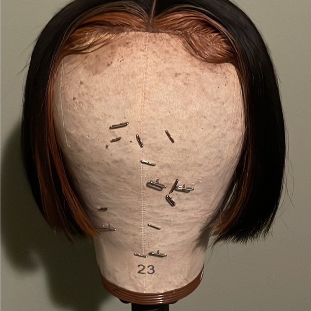 8 inch T-Part bob wig